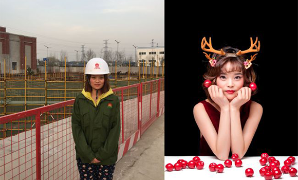 驚艷了時光！當女工們脫下工裝走進照相館[組圖]